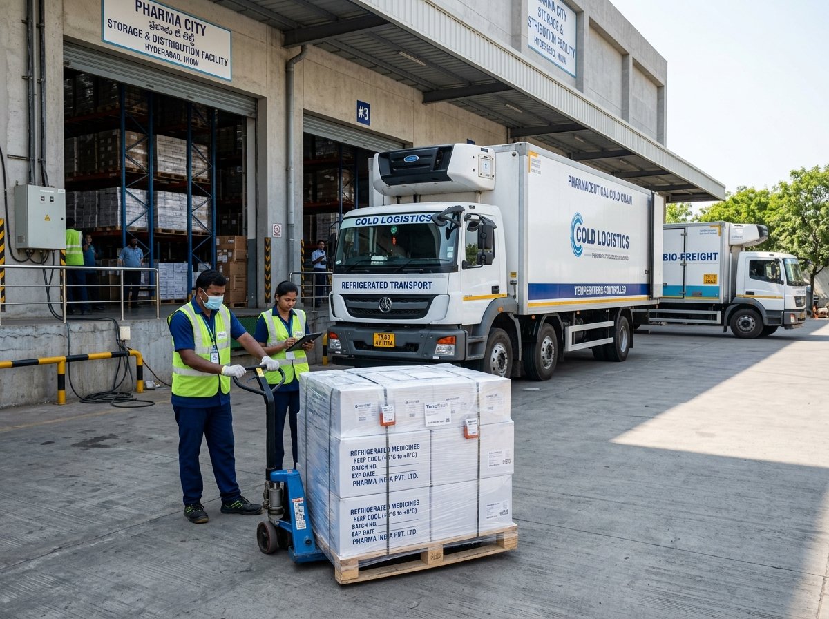 Pharma Industry Cold Chain Logistics India